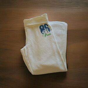 Pink By Victorias Secret Vintage Foldover Terry Pant